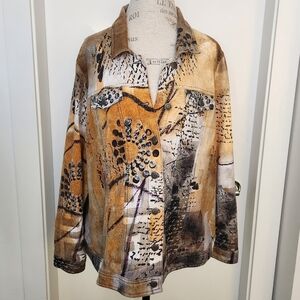 Dolcezza Sunflower Art Jacket